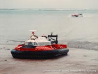 AP1-88 hovercraft at Ryde hoverport